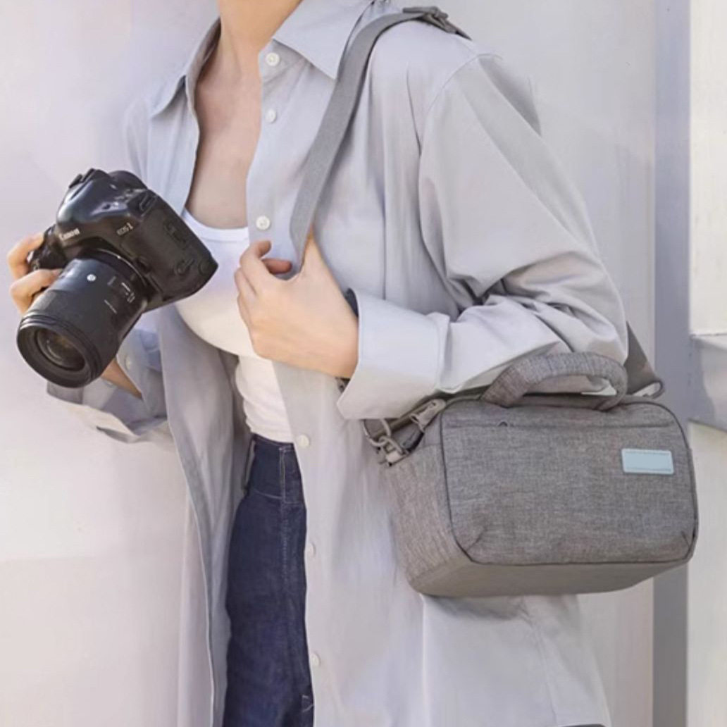 26新款大容量轻便单肩手提包摄影包单反背包微单相机包佳能相机包