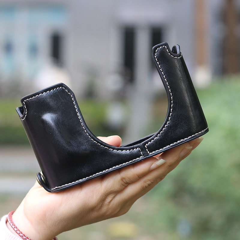 适用徕卡Q2底座typ109相机包D-LUX7/8拍立得SOFORT2半套M11TL皮套