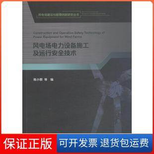 【保正版】风电场电力设备施工及运行安全技术陈小群中国水利水电出版社9787517070276
