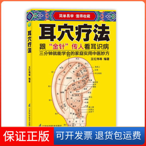 【正版】耳穴疗法王红伟等江苏科学技术出版社9787534595769