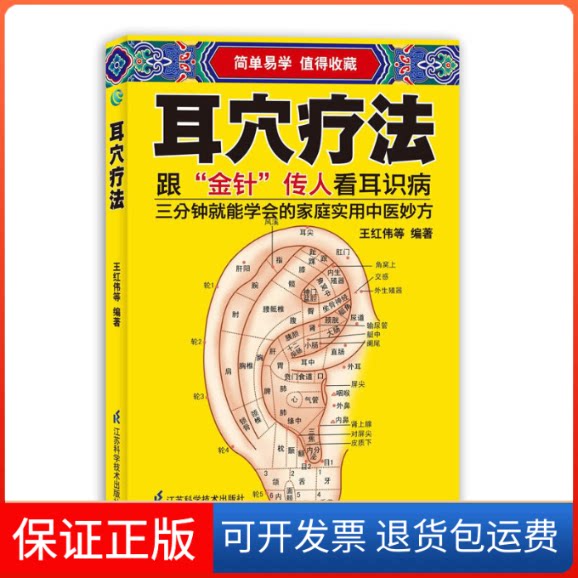 【保正版】耳穴疗法王红伟等江苏科学技术出版社9787534595769
