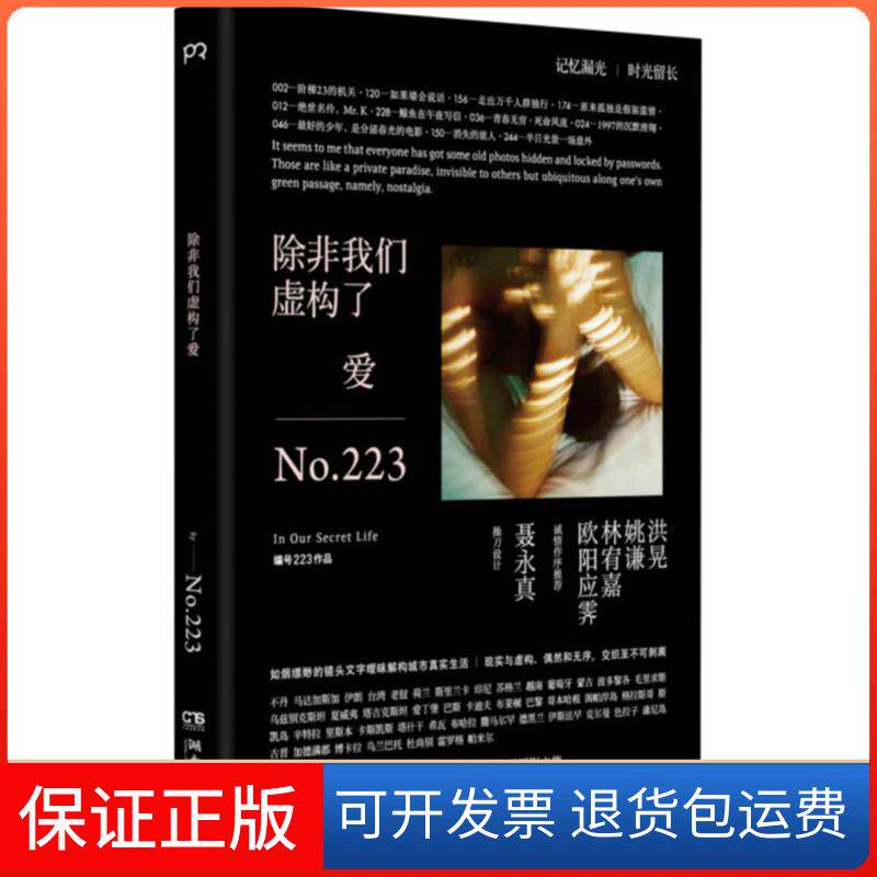 【保正版】除非我们虚构了爱编号223 著 著作湖南文艺出版社9787540476366