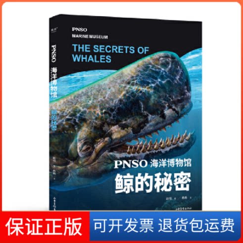【保正版】PNSO海洋博物馆.鲸的秘密(科学艺术家赵闯大成之作,探索鲸鱼演化的秘密,实现纸上观展体验,让孩子