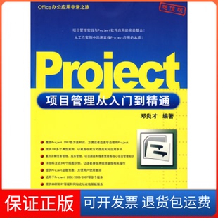 社 Office办公应用之旅Project项目管理从入门到精通邓炎才清华大学出版 保正版