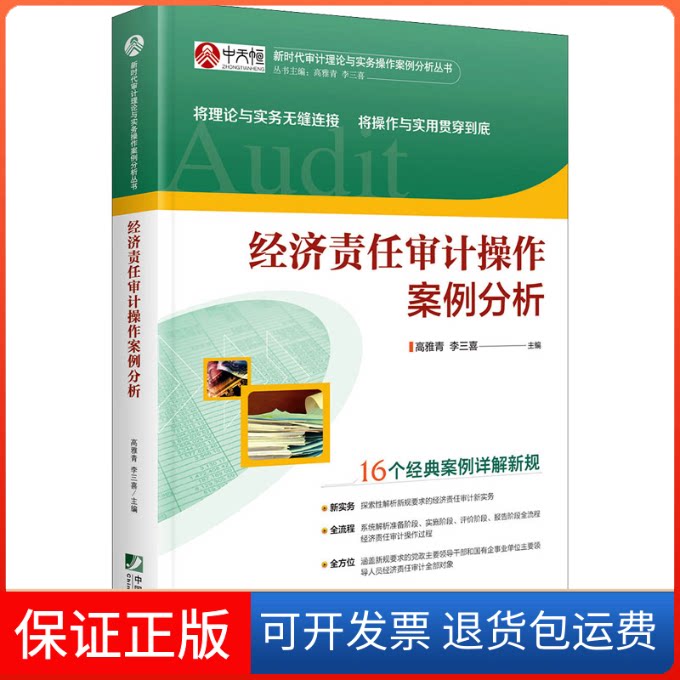 【保正版】经济责任审计操作案例分析高雅青,李三喜 编中国市场出版社9787509219386