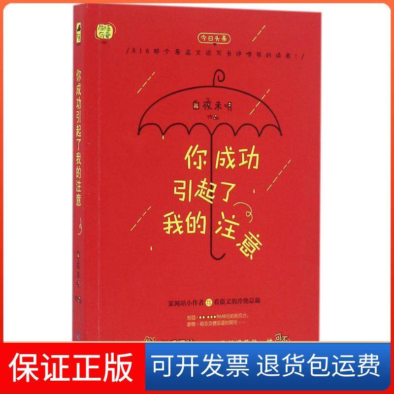 【保正版】你成功引起了我的注意白夜未明贵州人民出版社9787221134295