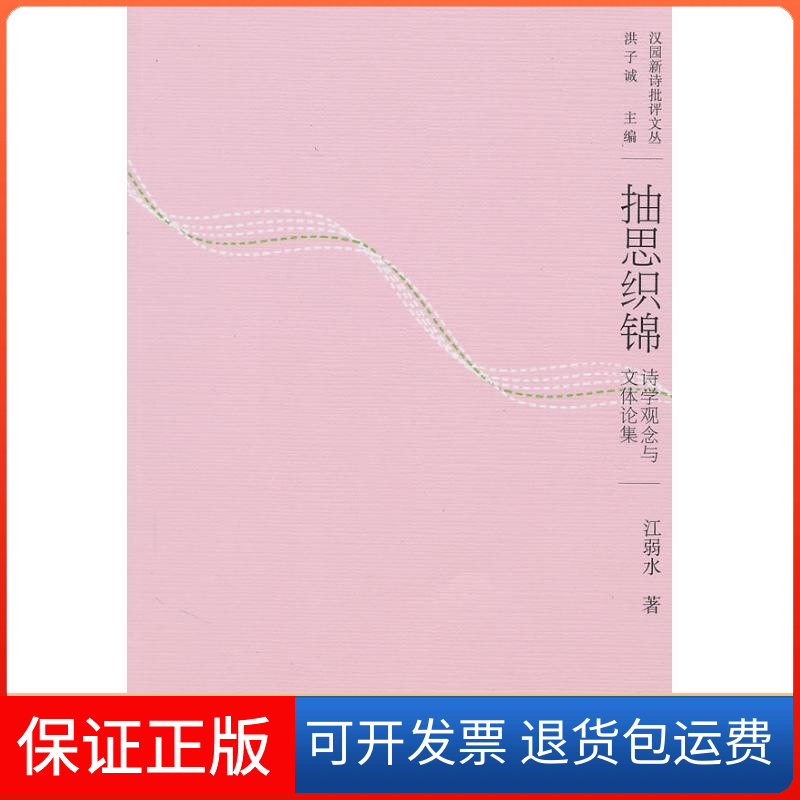 【保正版】抽思织锦/诗学观念与文体论集江弱水 著作北京大学出版社9787301169599