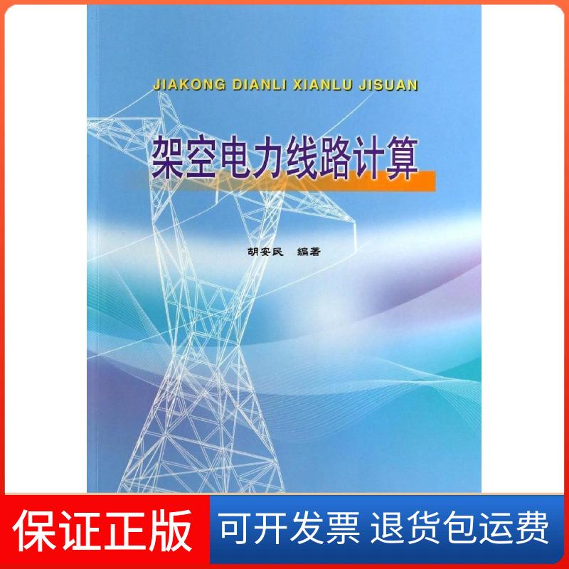 【保正版】架空电力线路计算胡安民 著作中国水利水电出版社9787517018940