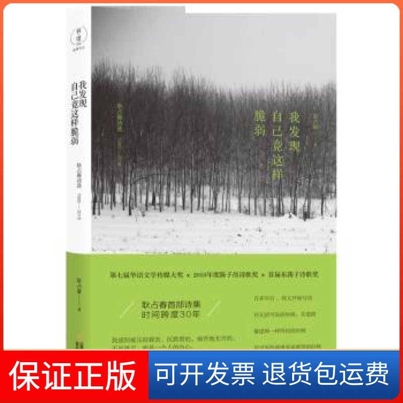 【保正版】我发现自己竟这样脆弱第七届华语文学传媒大奖×2018年度陈子昂诗歌奖×首届东荡子诗歌奖有度文化出品耿占春