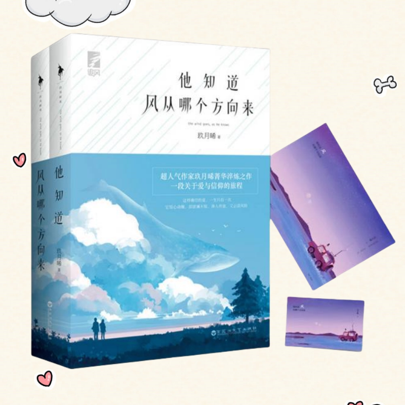 【保正版】他知道风从哪个方向来玖月晞百花洲文艺出版社