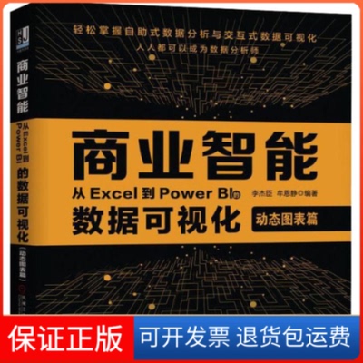 【保正版】商业智能：从Excel到PowerBI的数据可视化（动态图表篇）李杰臣 牟恩静机械工业出版社9787111616641