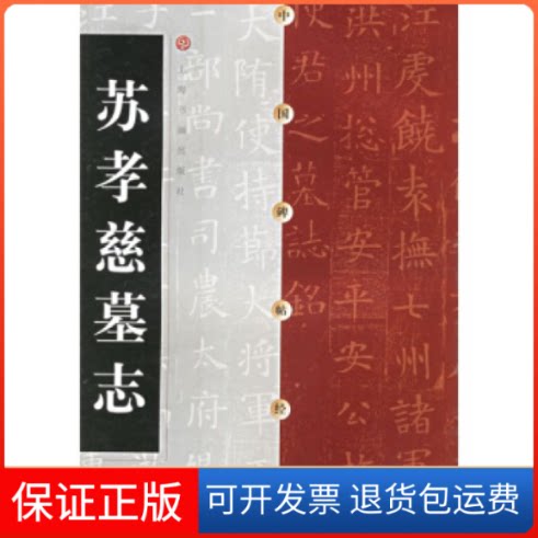 【保正版】中国碑帖经典--苏孝慈墓志本社上海书画出版社9787806721049