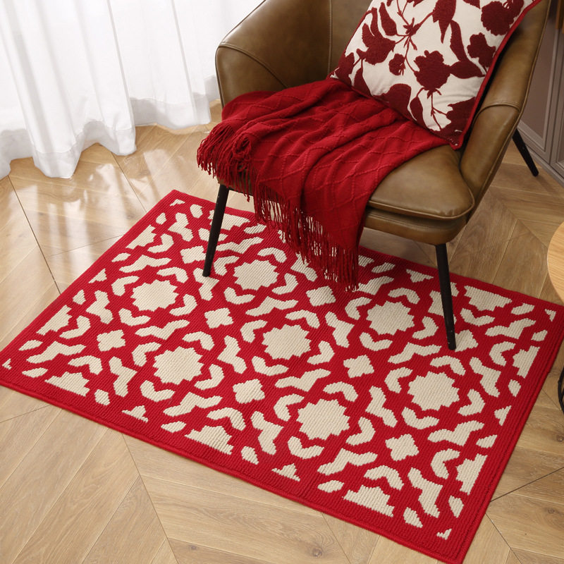 入户门地垫红色进门脚垫入户玄关乔迁地毯大门口垫子家用防滑门垫,居家布艺,地毯,淘宝优惠券,粉丝福利购,淘宝优惠卷