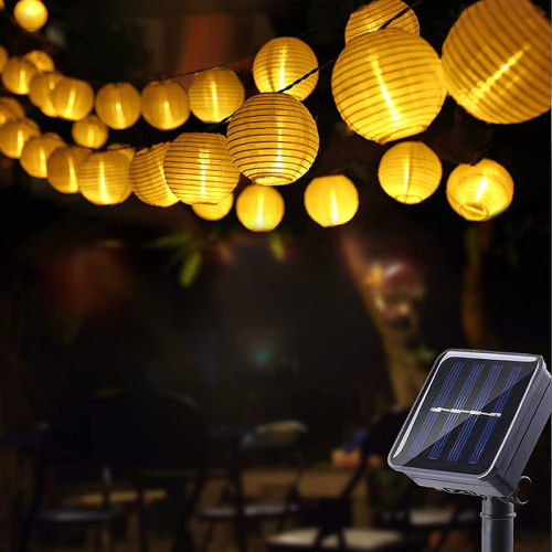太阳能灯串LED户外花园庭院装饰 串灯圣诞节日灯串灯笼彩灯