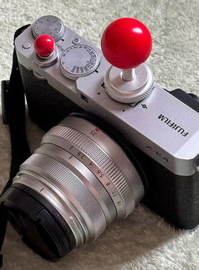 相机热靴盖红球装饰配件奥林巴斯50富士5xs20xt30二代xm拍立得evo