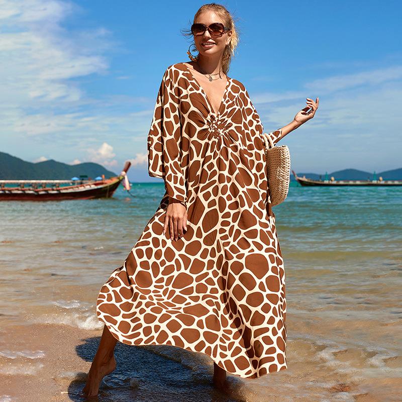 for swimsuit dress Cotton women seaside long cover-up