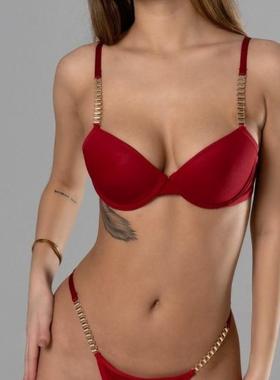 set bra thong black summer bra photosensitive womens