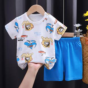 thin toddler sleepwear girls pcs cute shirt loose base