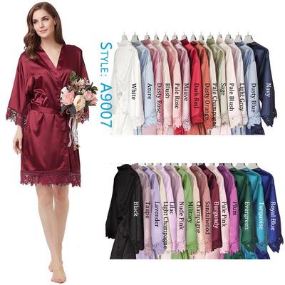 Nightgown dressing nightgown gown satin bridesmaid wedding