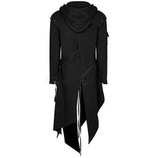 Men's irregular trench coat Halloween costume jacket