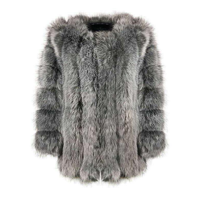 jacket fur fluffy girls hot winter women coat fur faux