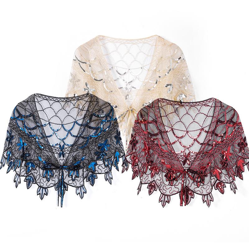 dress evening banquet sequin party shawl womens dress