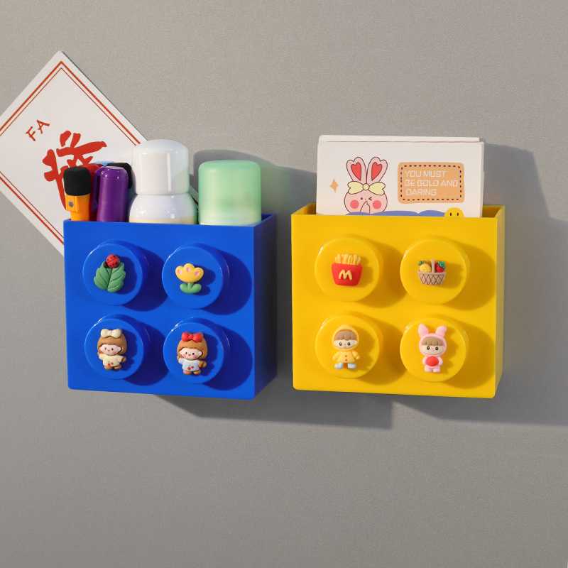 创意磁吸收纳盒装饰冰箱贴