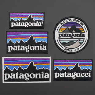 饰缝补刺绣布贴自粘款 户外巴塔魔术贴章标志 补丁贴羽绒服背包装