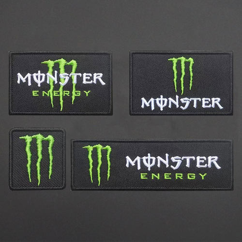 能量魔爪魔术贴章标志 补丁贴羽绒服背包装饰缝补刺绣布贴自粘款