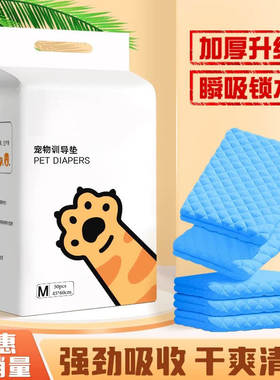 狗狗尿垫加厚一次性宠物隔尿垫除臭吸水小狗上厕所猫用尿片定点