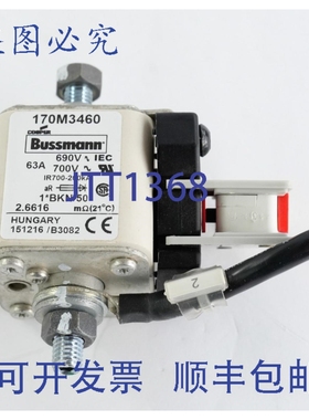 原装供应BUSSMANN 170M3460 63A 690V 高速熔断器