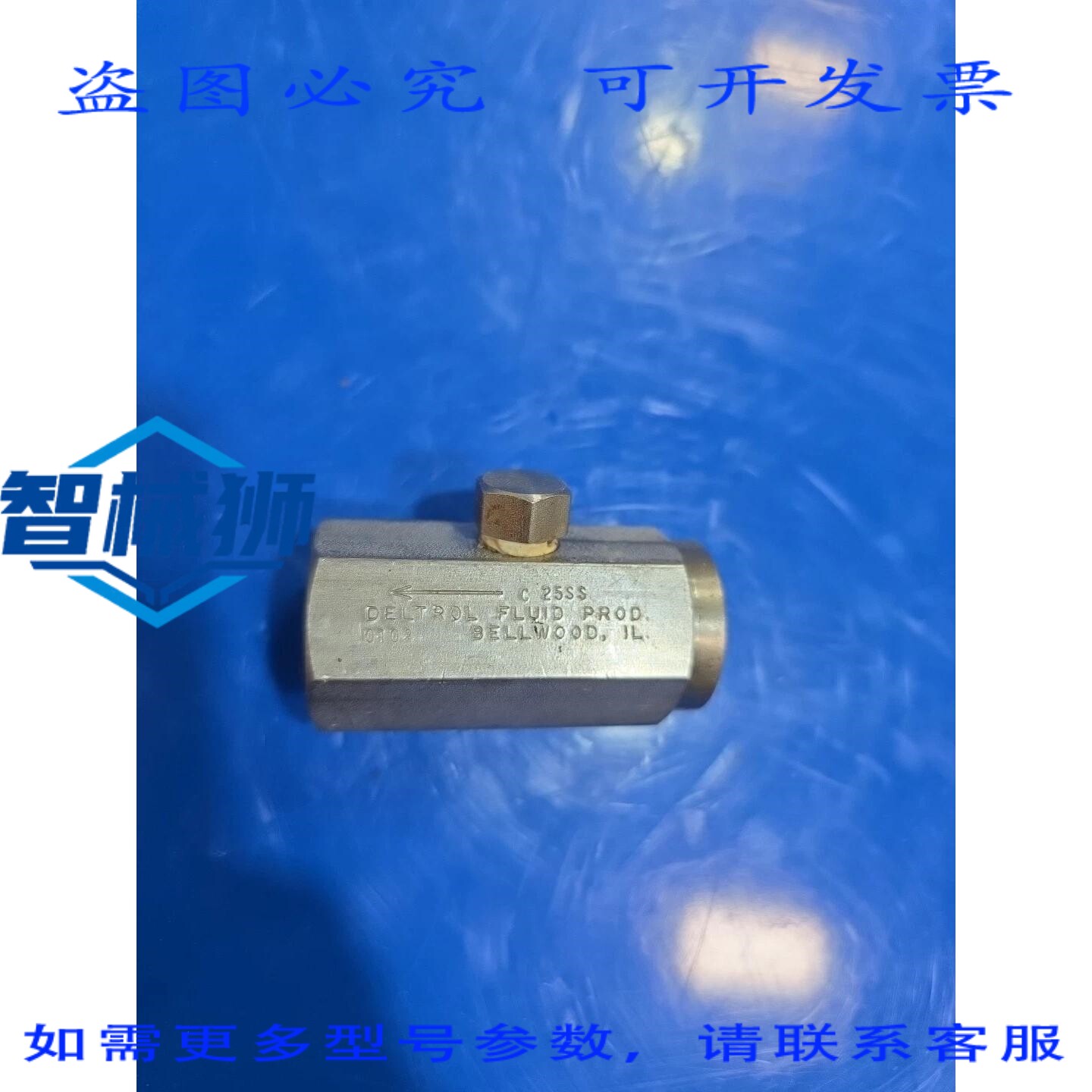 原装供应 DELTROL FLUID C25SS NL 10001-60 HH 止回阀管路
