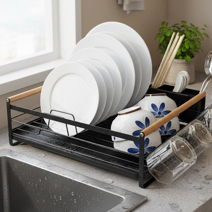 JUMILY厨房碗碟沥水架