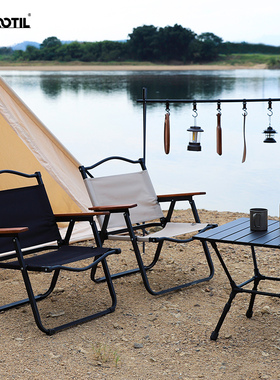 户外折叠椅露营便携式椅子钓鱼沙滩野餐野营座椅超轻克米特椅装备