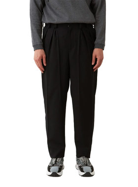 WHITE MOUNTAINEERING  白山春秋季休闲百搭直筒长裤黑色修身裤子