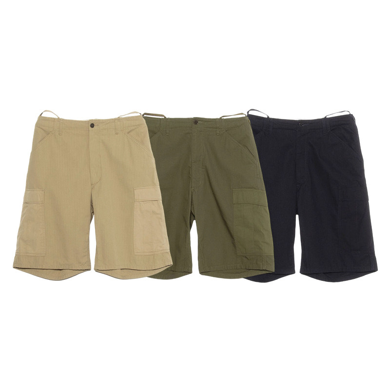 NANAMICA Cargo Shorts 经典男士户外宽松舒适休闲大口袋工装短裤图片