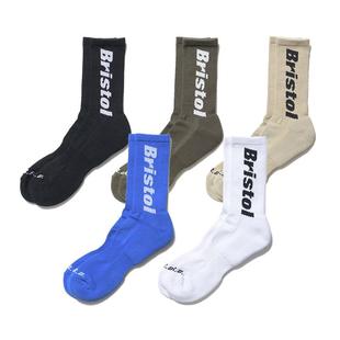 Regular Logo 纯色字母中帮高帮袜子运动袜子 BRISTOL F.C.REAL