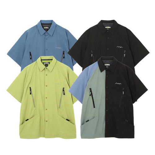 MANASTASH River Shirt 25SS 新款男女户外山系百搭休闲短袖衬衫