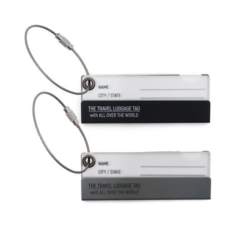 POST GENERAL Aluminum Travel Luggage Tag 铝制旅行行李牌