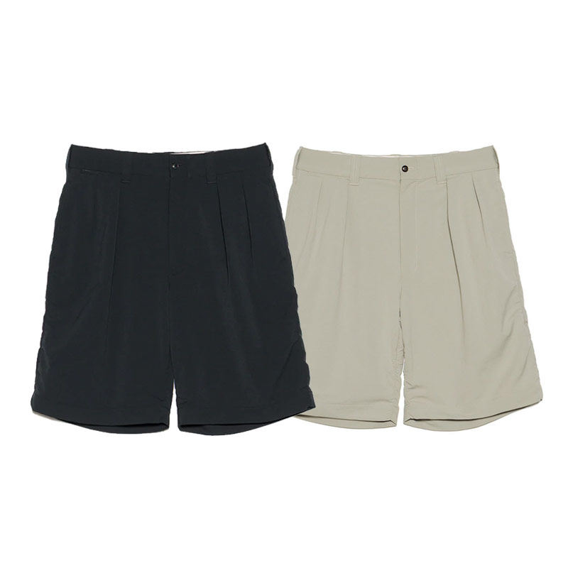 NANAMICA SS26 ALPHADRY Double Pleat 双褶宽松舒适简约休闲短裤图片