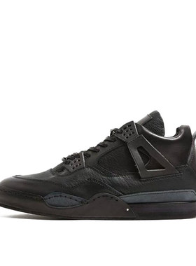 HENDER SCHEME日系手工男士中帮系带板鞋叠甲休闲鞋 MIP-10-BLK