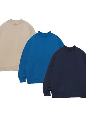 NANAMICA 12G Crew Neck Sweater 25SS 男女休闲卷颈毛衣针织衫