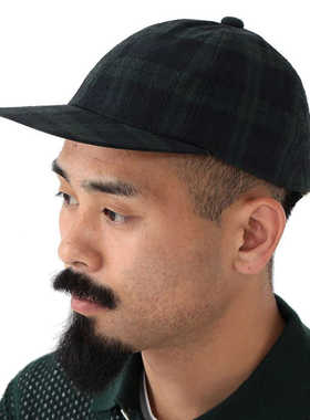BEAMS PLUS 6 Panel Regimental Strap Sucker 格子复古鸭舌帽
