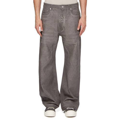 RICK OWENS DRKSHDW Geth Jeans SS25男款中腰拉链宽松口袋牛仔裤