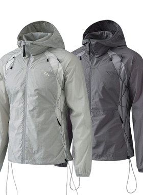 SAN SAN GEAR Backpack Jacket可变形收纳背包连帽防风夹克浅灰色