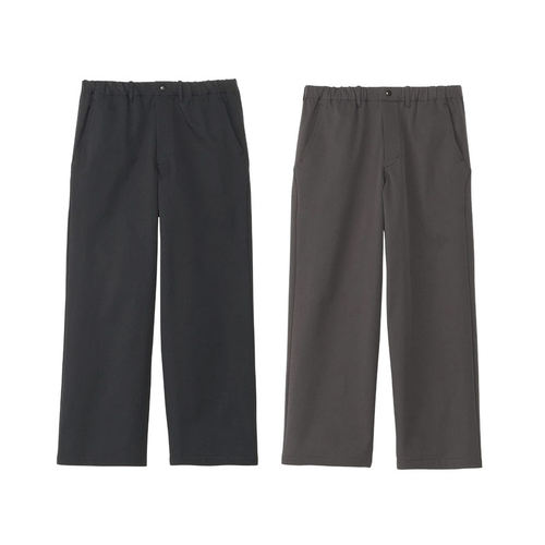 GOLDWIN Baggy Straight Pants 新款 斜纹弹力纯色宽松直筒休闲裤