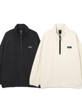 MANASTASH Chilliwack Pullover 25SS男子薄款半拉链立领套头上衣