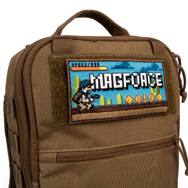 MAGFORCE麦格霍斯MP9134臂章怀旧电玩 时尚个性 背包 魔术贴