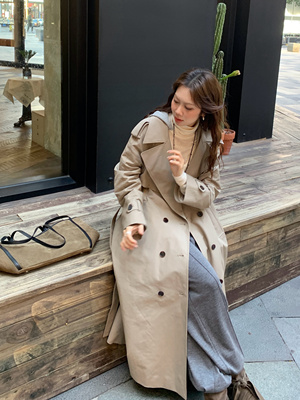 UNCODED 25冬白鹅绒风衣大衣KWWW3W309