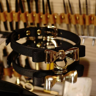 项圈【卢浮宫的少女】工期15天/手工真皮手作choker梧桐手工坊